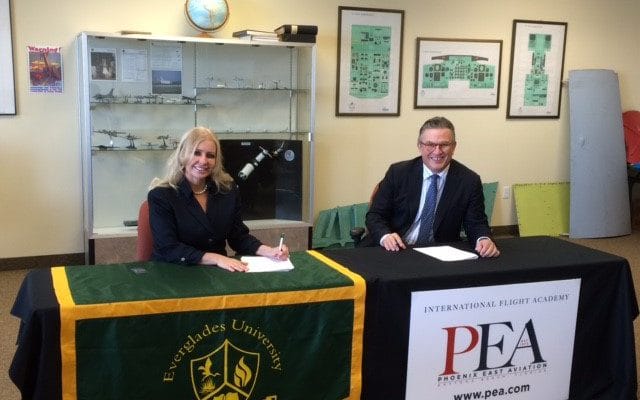 Everglades University Forms Partnership with Phoenix East Aviation