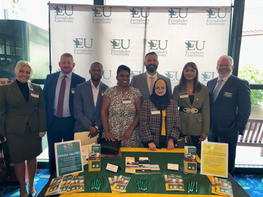 Everglades University team at the CASF Recognition Dinner in Florida.