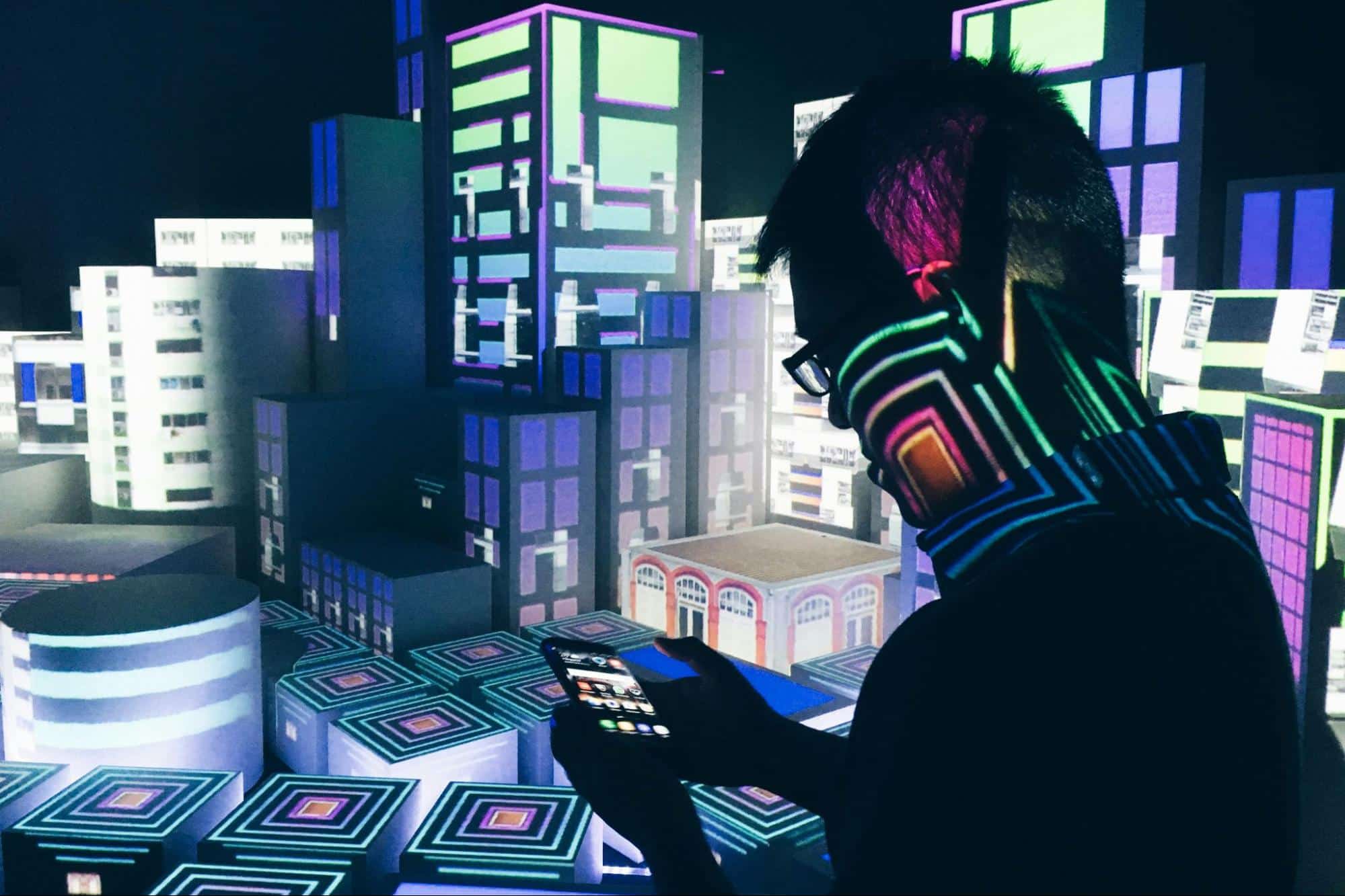 Technology professional working in a computerized environment, reflecting BIM integration with augmented reality